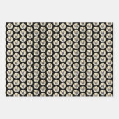 トイキツネテリア絵画ズ – かわいいオリジナルドッグアート ラッピングペーパーシート (正面3)