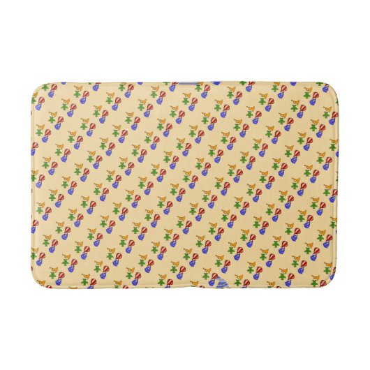 トイコレクションキッズクリーム バスマット (正面)