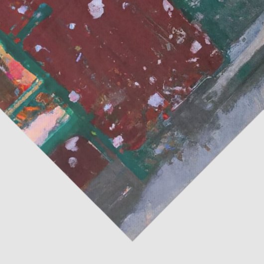 トイショップAIアートの前でサンタクロース 薄葉紙 (詳細)