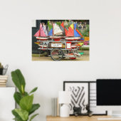 トイシルボート、ルクセンブルグガーデンズ、パリ ポスター (ホームオフィス)