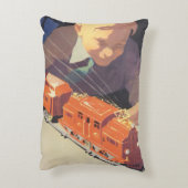 トイズトレイン遊ズ付きヴィンテージクリスマス アクセントクッション (裏面(縦))