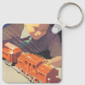 トイズトレイン遊ズ付きヴィンテージクリスマス キーホルダー (裏面)