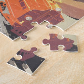 トイズトレイン遊ズ付きヴィンテージクリスマス ジグソーパズル (側面)