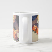 トイズトレイン遊ズ付きヴィンテージクリスマス ジャンボコーヒーマグカップ (裏面)