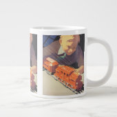 トイズトレイン遊ズ付きヴィンテージクリスマス ジャンボコーヒーマグカップ (右)