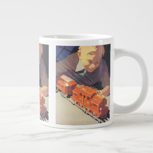 トイズトレイン遊ズ付きヴィンテージクリスマス ジャンボコーヒーマグカップ (右)