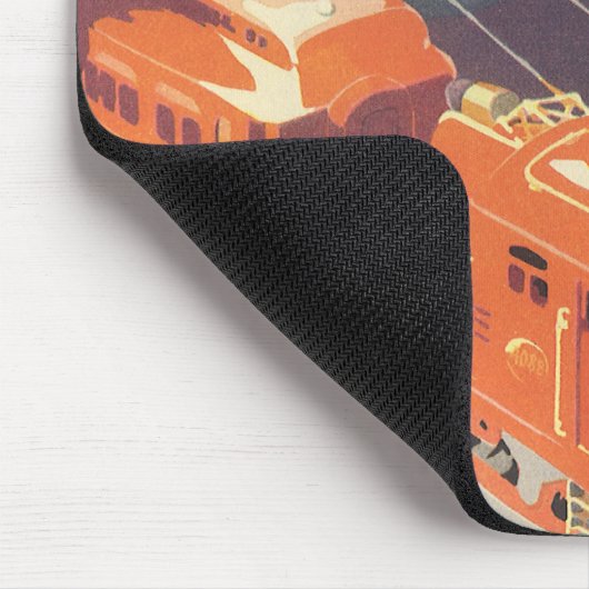 トイズトレイン遊ズ付きヴィンテージクリスマス マウスパッド (コーナー)