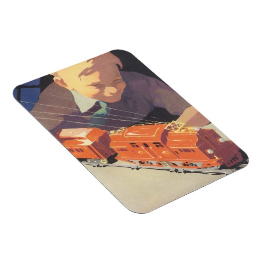 トイズトレイン遊ズ付きヴィンテージクリスマス マグネット (右側)