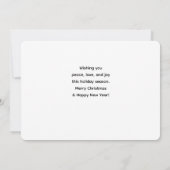 トイズホリデーカード付きヴィンテージクリスマストレイン シーズンカード (裏面)