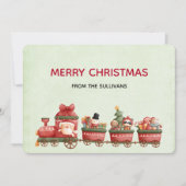 トイズホリデーカード付きヴィンテージクリスマストレイン シーズンカード (正面)