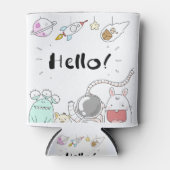 トイズ宇宙飛行士ロケットプラネット銀河系エイリアンモンスター。 缶クーラー (正面)