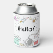 トイズ宇宙飛行士ロケットプラネット銀河系エイリアンモンスター。 缶クーラー (缶裏面)