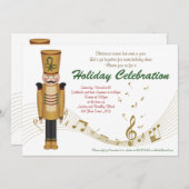 トイソルジャーホリデークリスマスパーティの招待状 招待状 (正面/裏面)