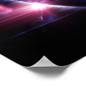 トイトリップ(幻覚体験)のようなル抽象芸術アートポスター ポスター (角)