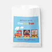 トイトレイントドラーボーイ誕生日ブルー フェイバーバッグ (正面)