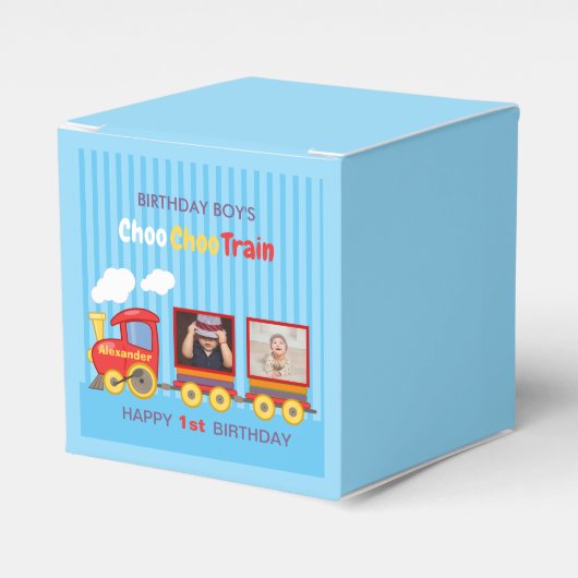 トイトレイントドラーボーイ誕生日ブルー フェイバーボックス (正面サイド)