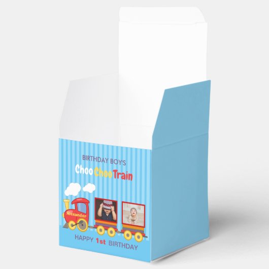 トイトレイントドラーボーイ誕生日ブルー フェイバーボックス (オープン)