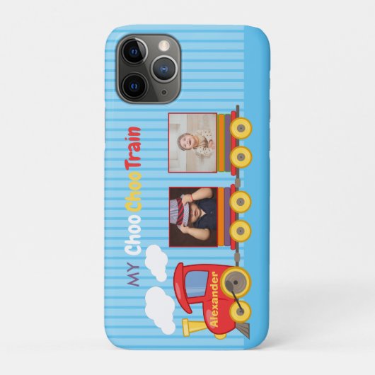 トイトレイントドラーボーイ誕生日ブルー Case-Mate iPhoneケース (裏)