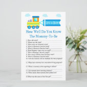 トイトレインベビーシャワーゲームをどれだけ知っているか (スタンド正面)