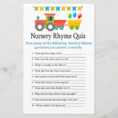 トイトレイン子供部屋ライムクイズ赤ちゃんシャワーゲーム (正面)