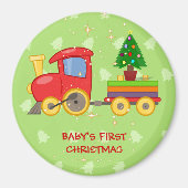 トイトレイン，ベビーの初めてのクリスマス，マグネット マグネット (正面)