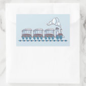 トイトレイン 長方形シール (バッグ)