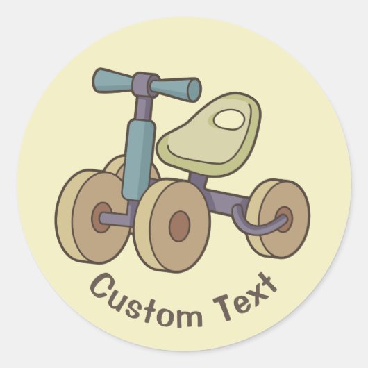 トイバイク ラウンドシール (正面)
