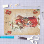 トイバッグサンタティッシュペーパー 薄葉紙 (クラフト)