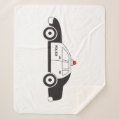 トイパトカーデザイン シェルパブランケット (正面)