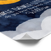 トイパーソナライズされたンクルリトルスタームーン&スターズ ポスター (角)