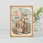 トイパーソナライズされたンデナ飛行遅延おもしろいヴィンテージ シーズンカード (スタンド正面)