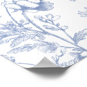 トイフランスのルブルーフローラ結婚の歓迎 ポスター (角)