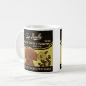 トイプードルのブランド- Organic Coffee Company コーヒーマグカップ (正面左)