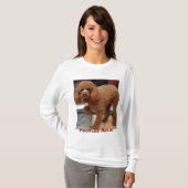 トイプードルの足 Tシャツ (正面フル)