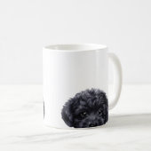 トイプードルの黒 コーヒーマグカップ (正面右)