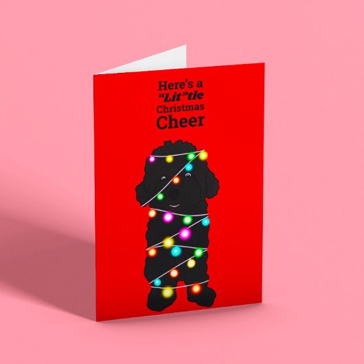 トイプードルクリスマス シーズンカード