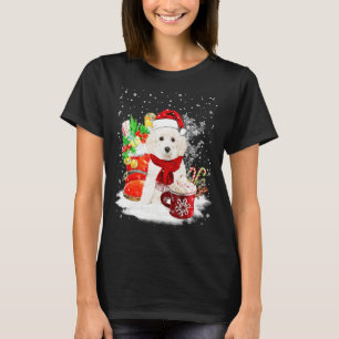 トイプードルドッグサンタクリスマスウィンターカップ Tシャツ