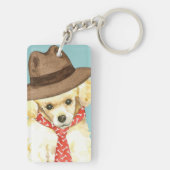 トイプードルパパ キーホルダー (裏面)