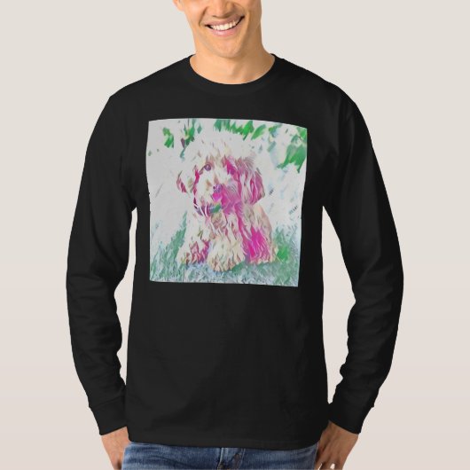 トイプードルパピープリント Tシャツ (正面)