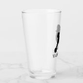 トイプードルファンシードグシルエットパーソナライズされた タンブラーグラス (右)