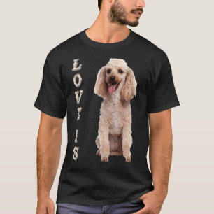 トイプードル女性男性キッズドッグママパパラブペットプレ Tシャツ