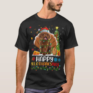 トイプードル犬の恋人おもしろいハッピートイプードルHelloT Tシャツ