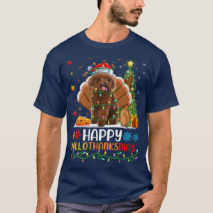 トイプードル犬の恋人おもしろいハッピートイプードルHelloT Tシャツ