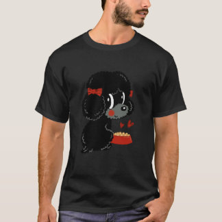 トイプードル かわいい 犬 子犬 ペット 笑える アニマル アート イラスト Tシャツ