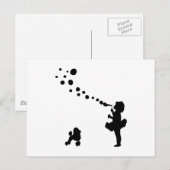 トイプードル ポストカード (正面/裏面)