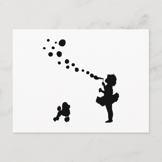 トイプードル ポストカード (正面)