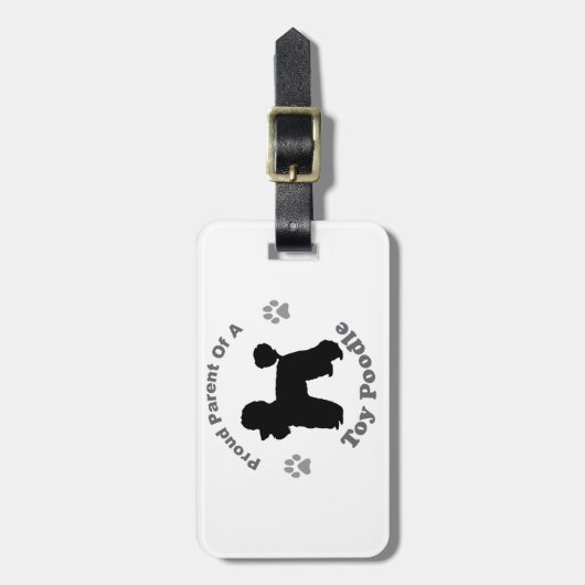 トイプードル ラゲッジタグ (正面縦)