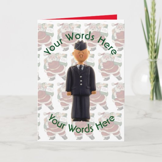 トイホワイトエアマンカスタムクリスマス シーズンカード (正面)