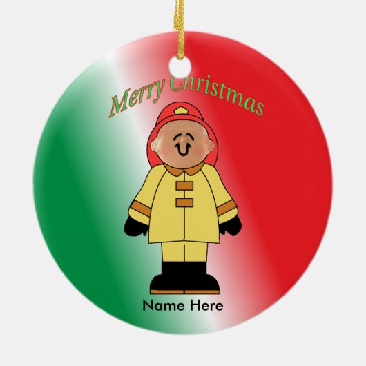 トイホワイトファイアマンカスタム セラミックオーナメント (裏面)