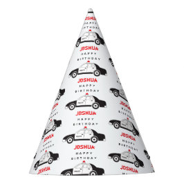 トイポリスカー名前をカスタムする子供の誕生日 パーティーハット
